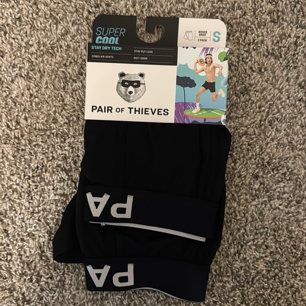 Pair Of Thieves Super Cool Boxer Briefs Size Small